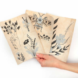 Kit broderie sur vetement nature – Image 7