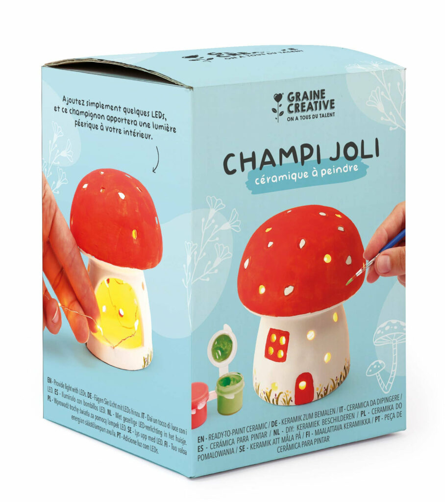 Kit champignon en céramique à peindre