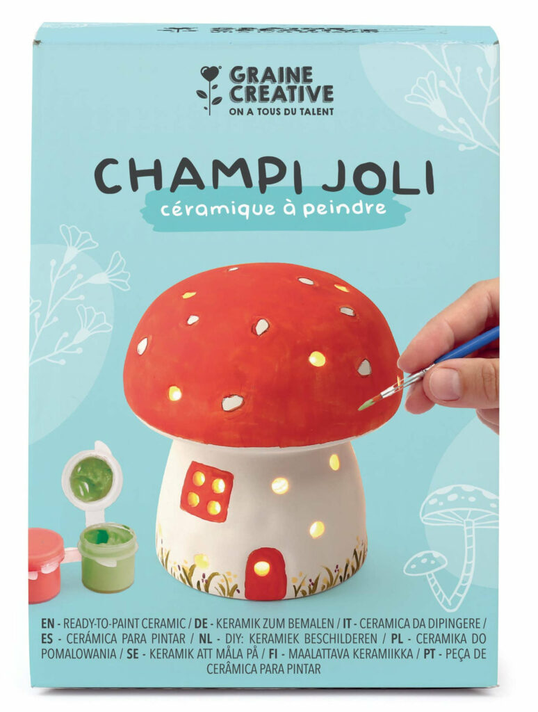 Kit céramique champignon à personnaliser