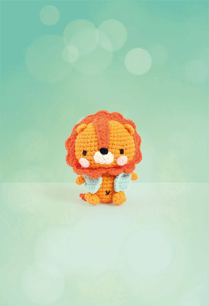 Kit Minigurumi Lion Kazuo au crochet – Amigurumi DIY