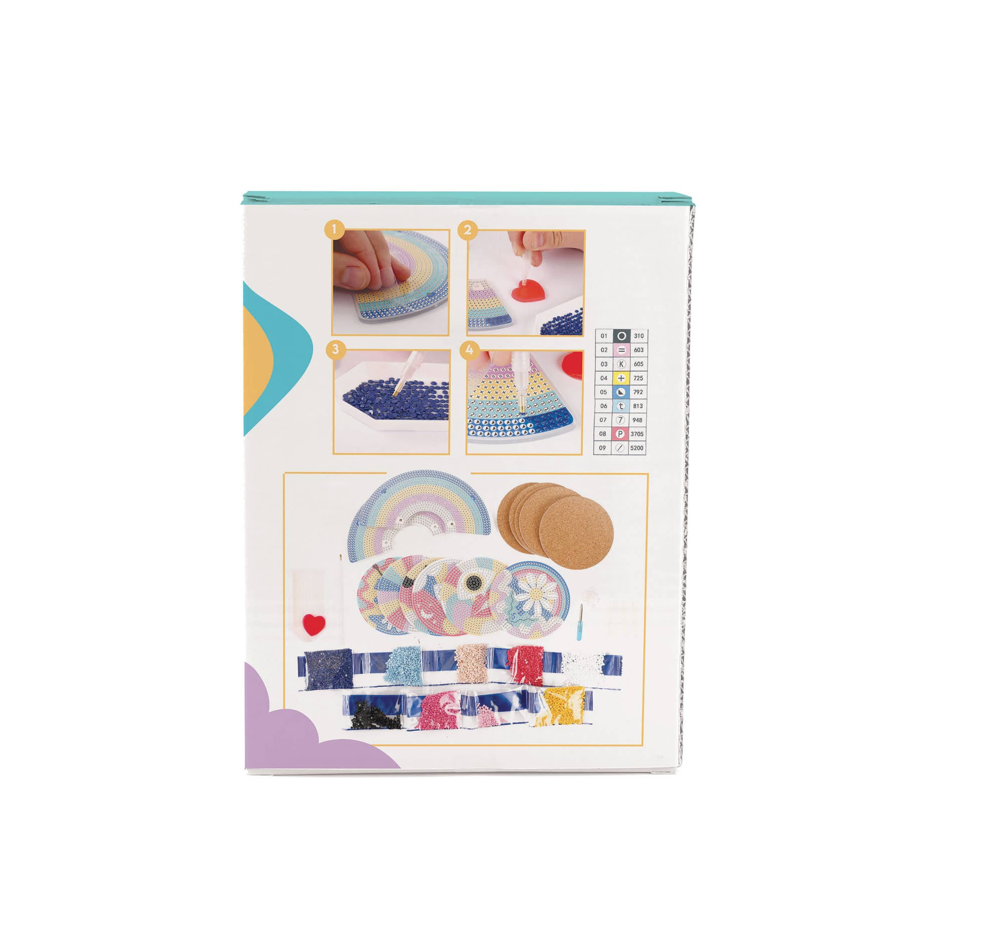 Kit sous-verres à strasser pop – Image 3