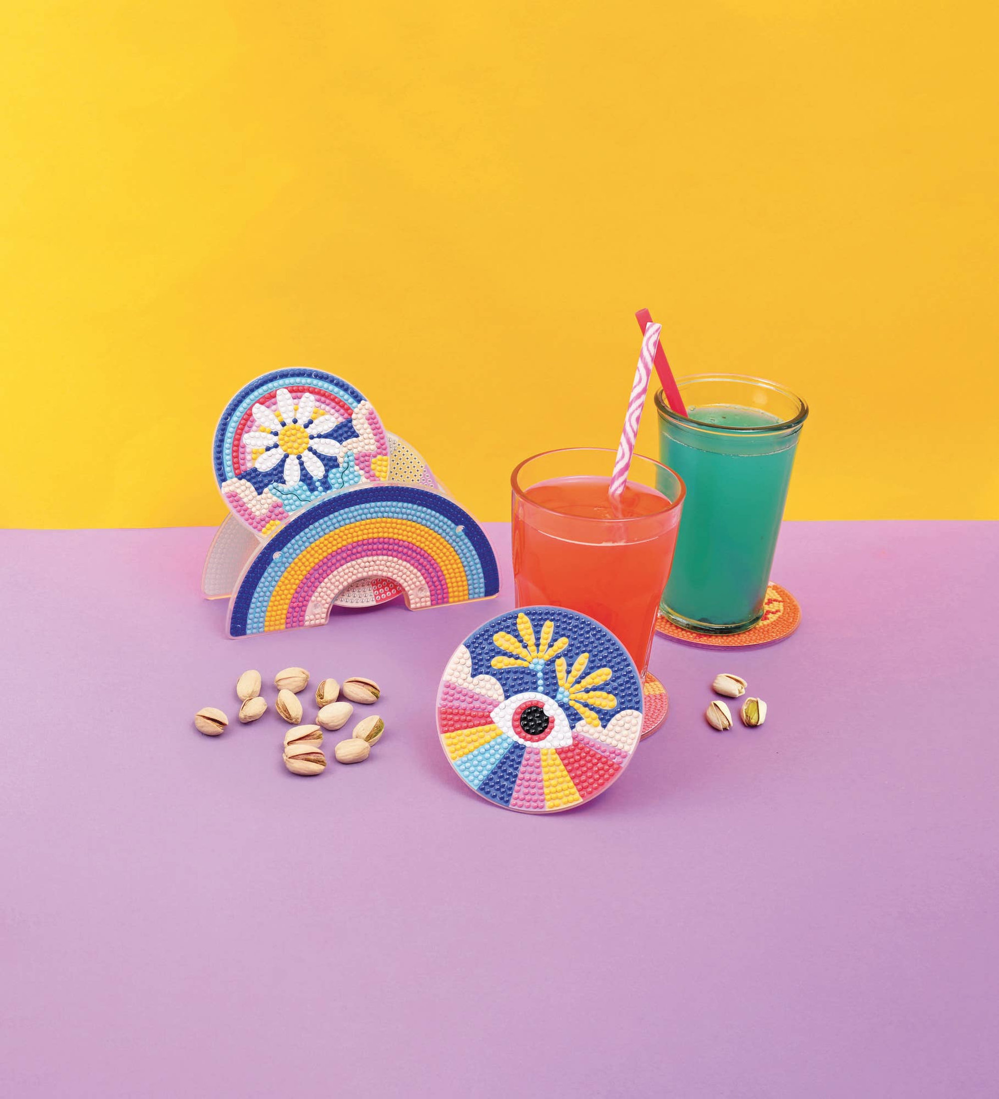 Kit sous-verres à strasser pop – Image 4
