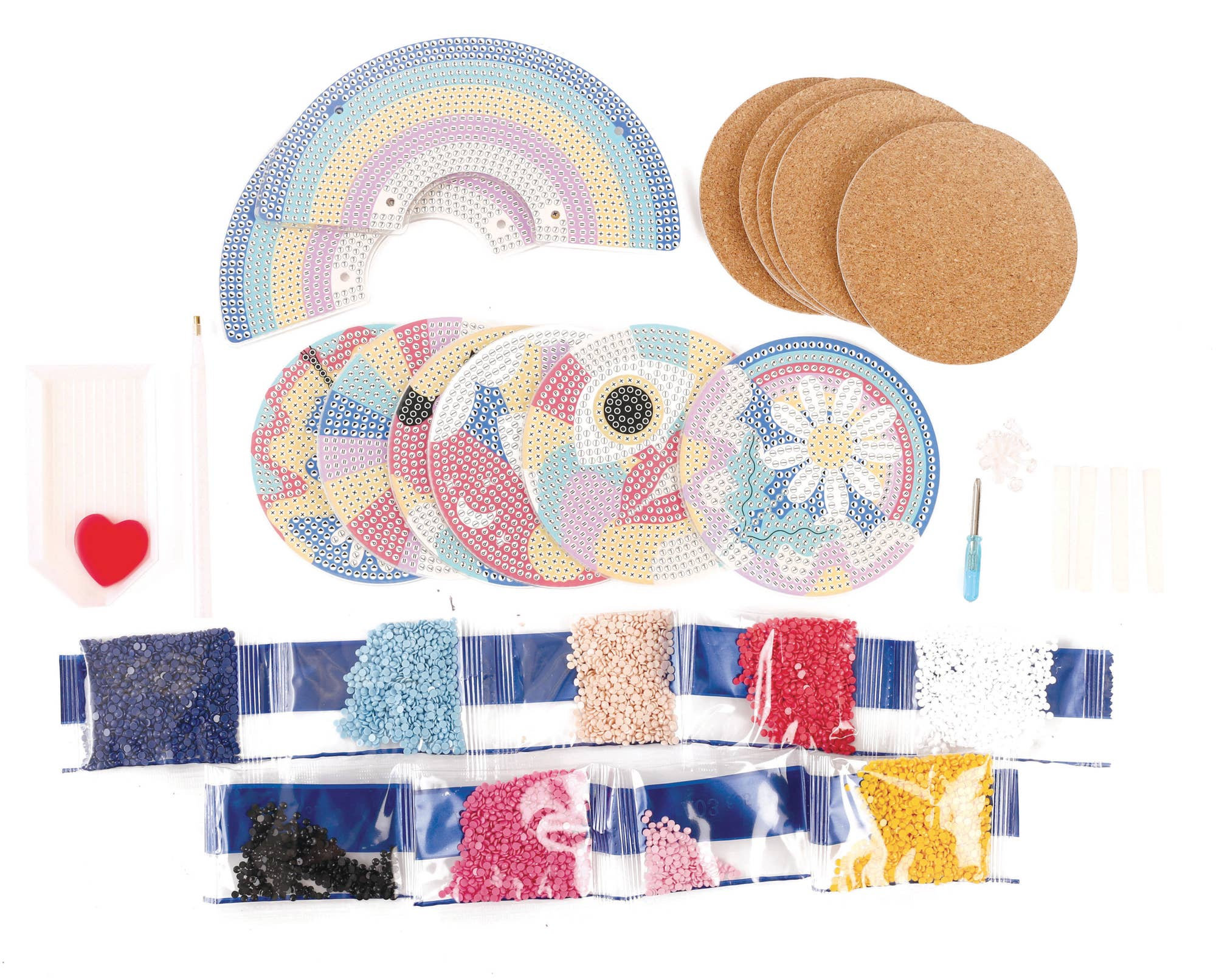 Kit sous-verres à strasser pop – Image 6