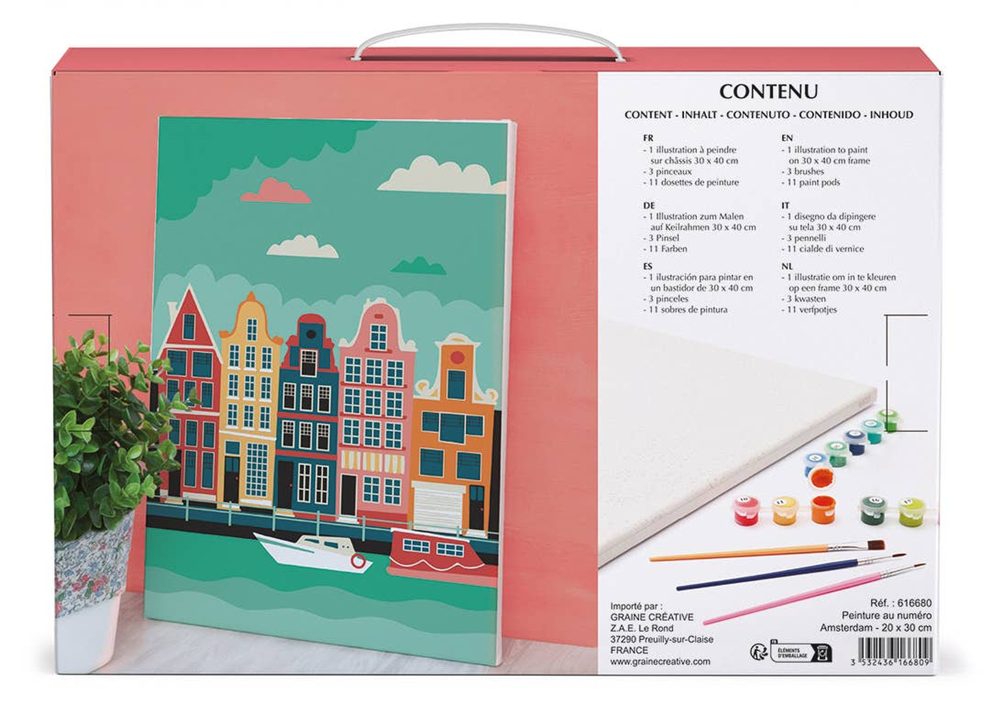 Peinture Amsterdam par Numéro 20x30 – Image 5