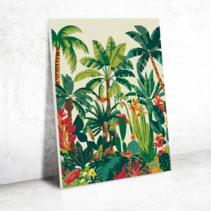 Peinture par numéros Végétation Tropicale – Kit créatif 30 × 40 cm – Image 3