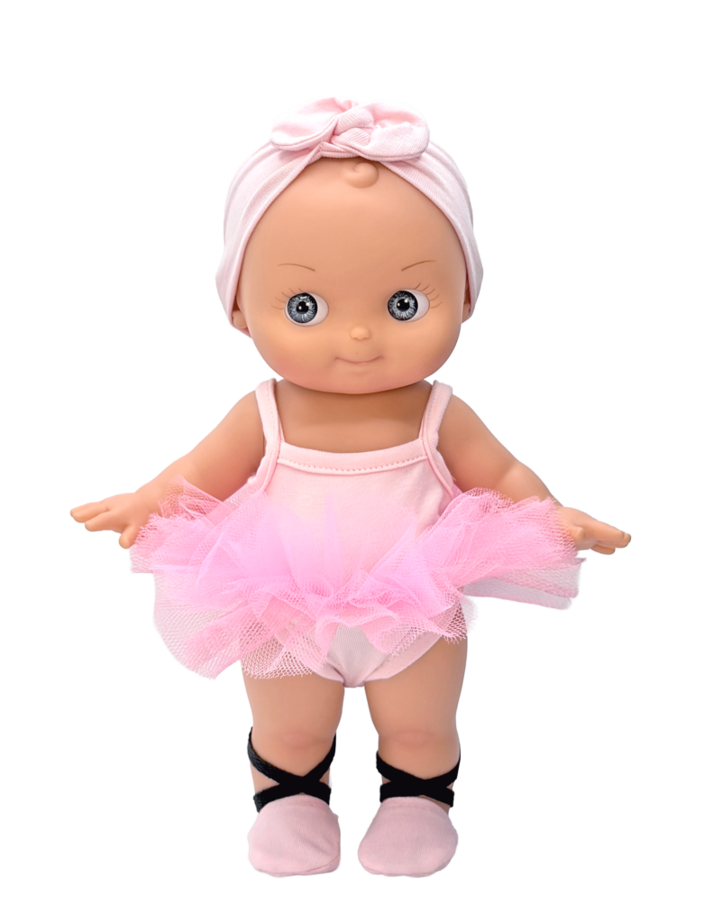 Alice au sport et son tutu rose pâle
